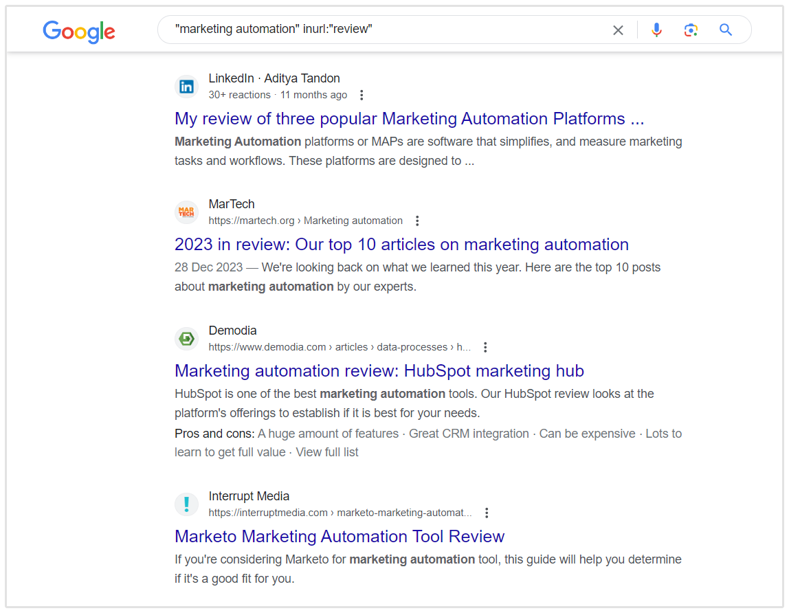 Suchergebnisse für Marketingautomatisierung